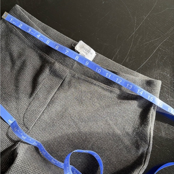 Hudson North Pull on Gray Houndstooth Straight Leg Pants Size Large - Picture 4 of 6